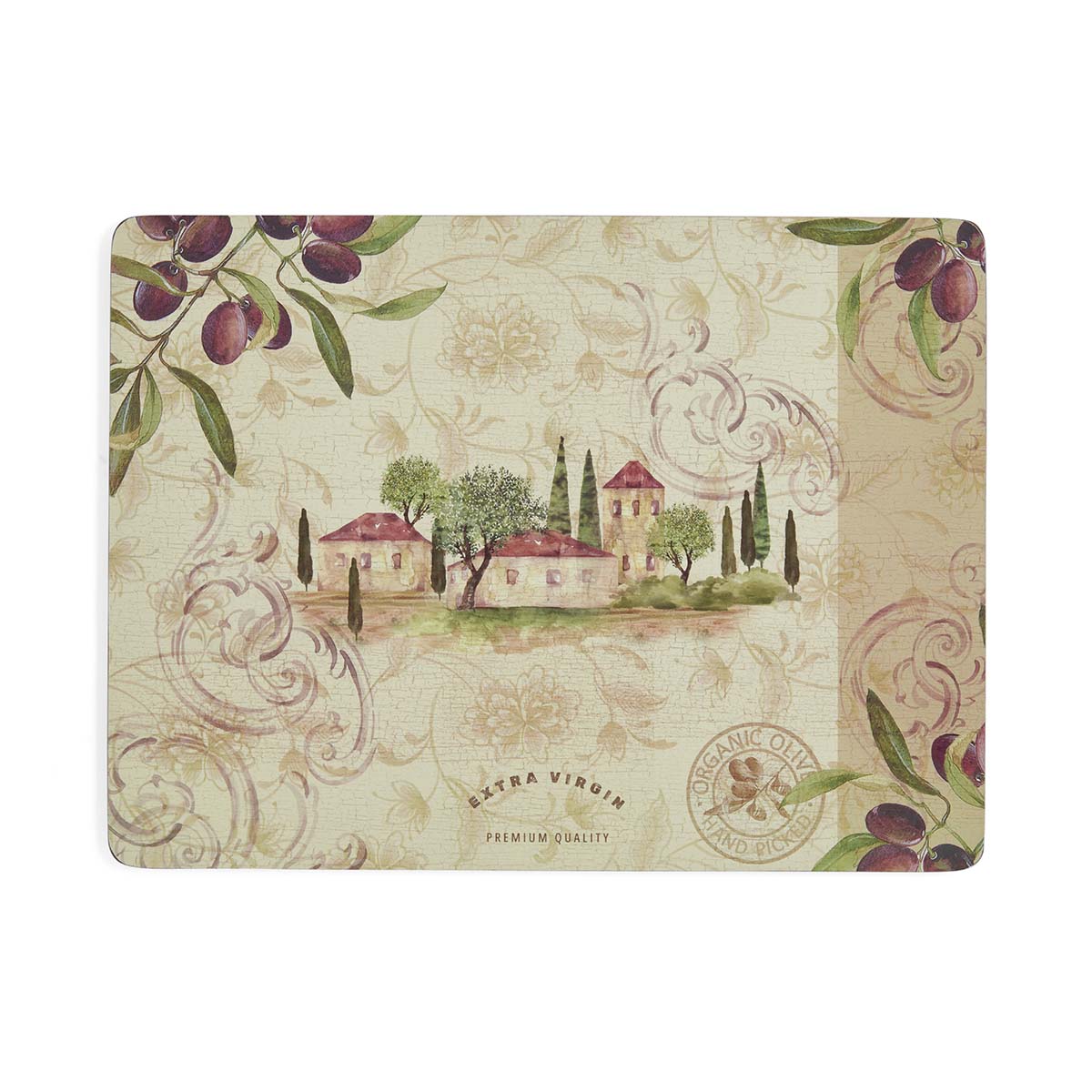 Olive Orchard Set of 4 Large Placemats image number null