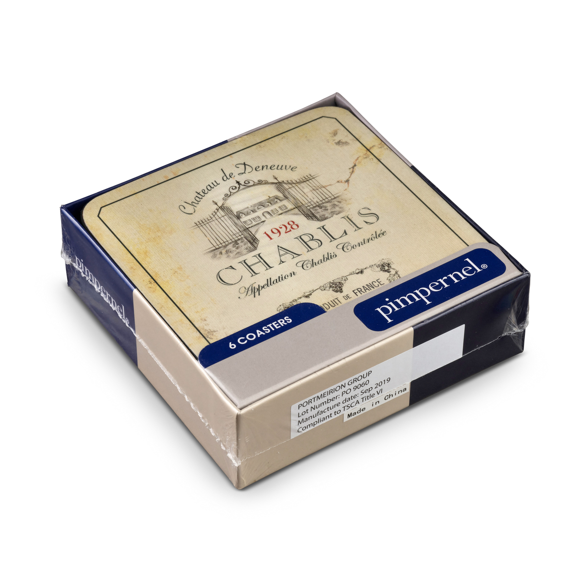 Vin de France Coasters Set of 6 image number null