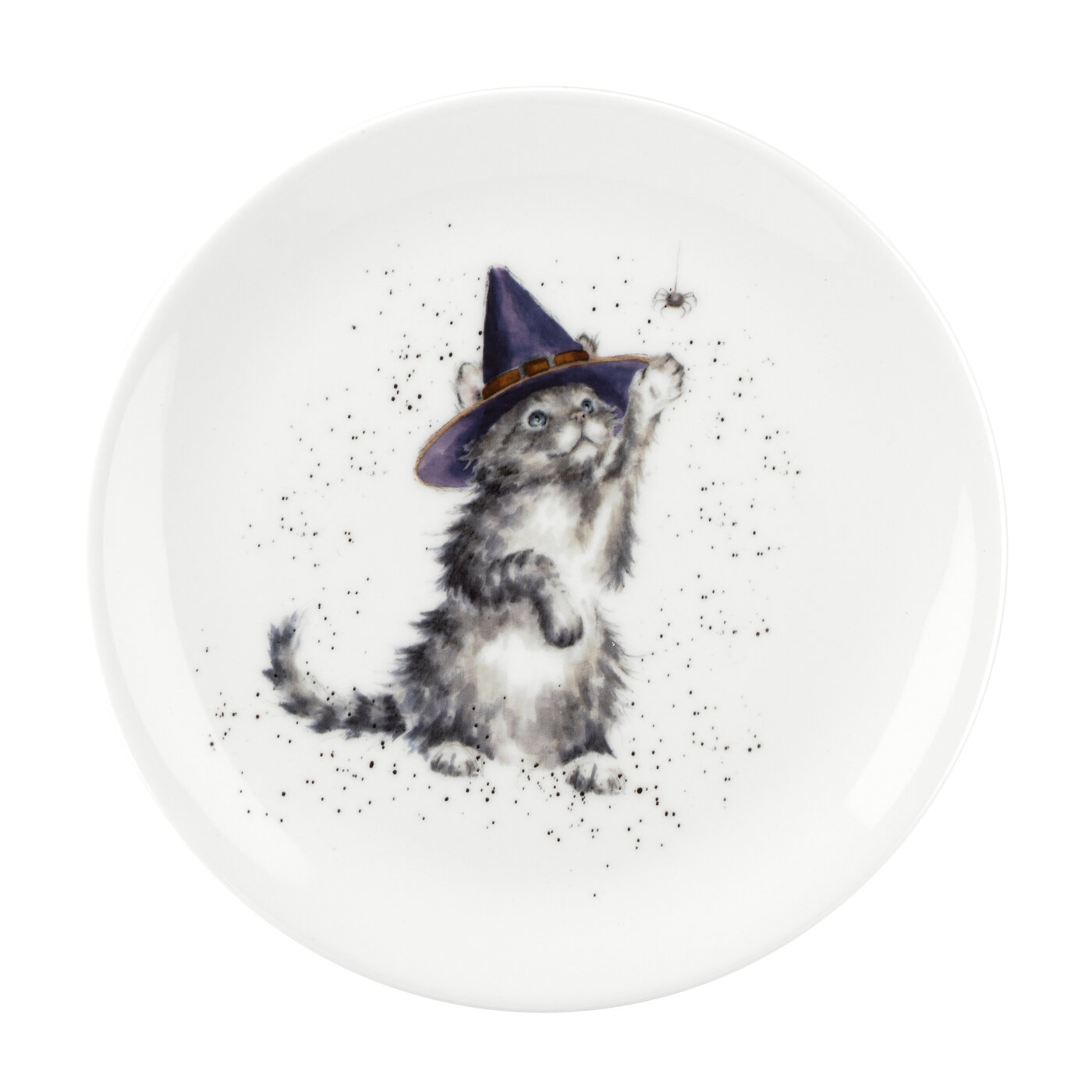 Wrendale Designs Witches Cat Coupe Plate image number null