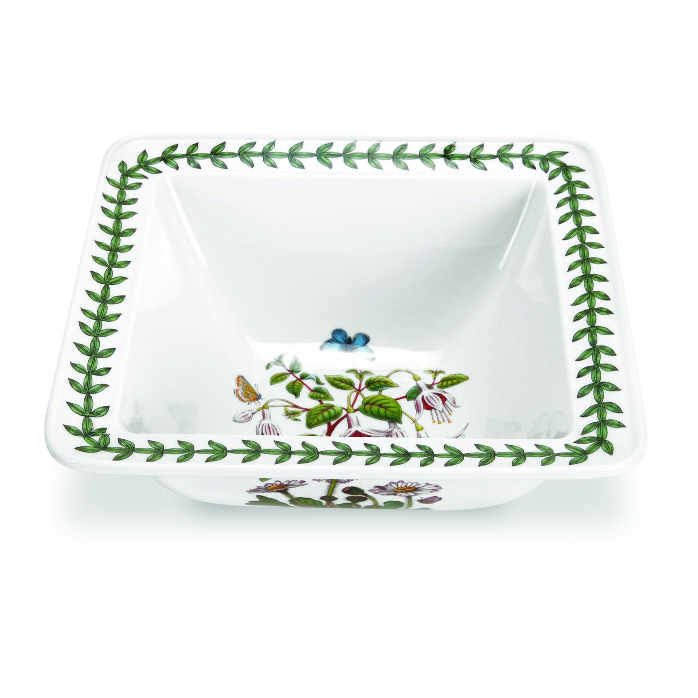 Botanic Garden 8.5 Inch Square Salad Bowl (Assorted Motifs) image number null