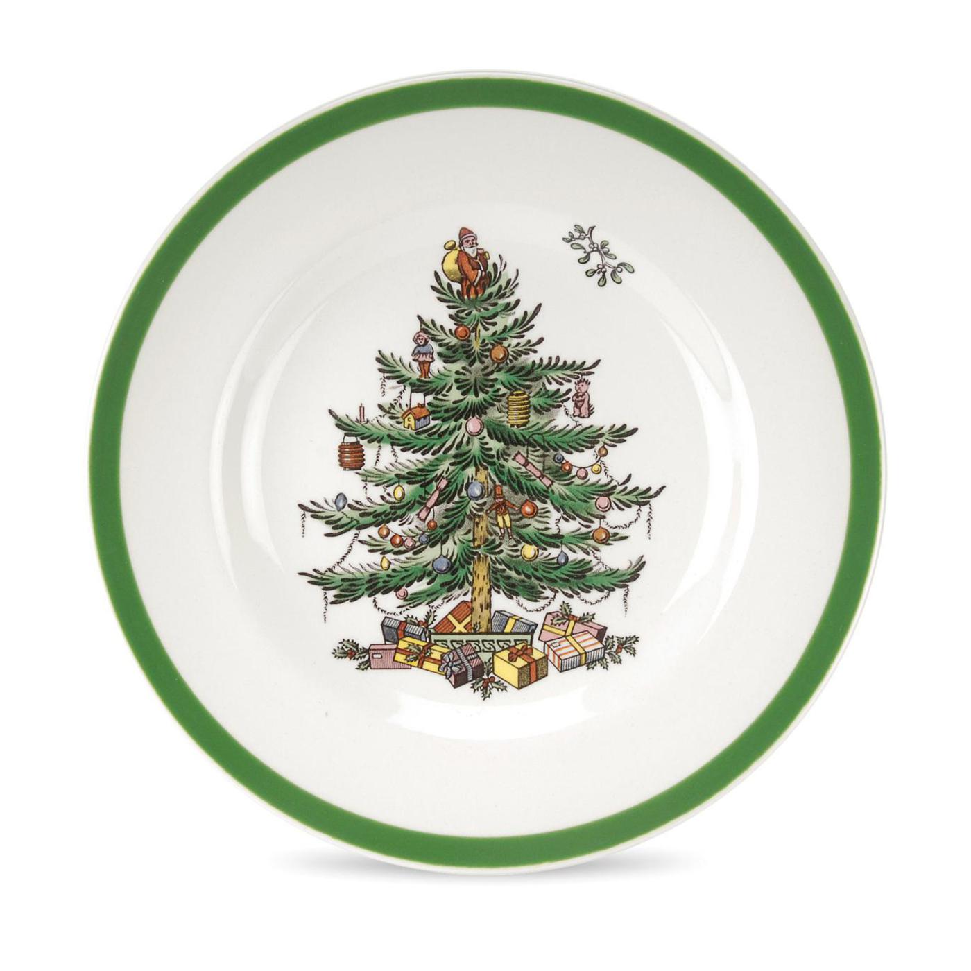 Christmas Tree  Bread and Butter Plates Set of 4 image number null