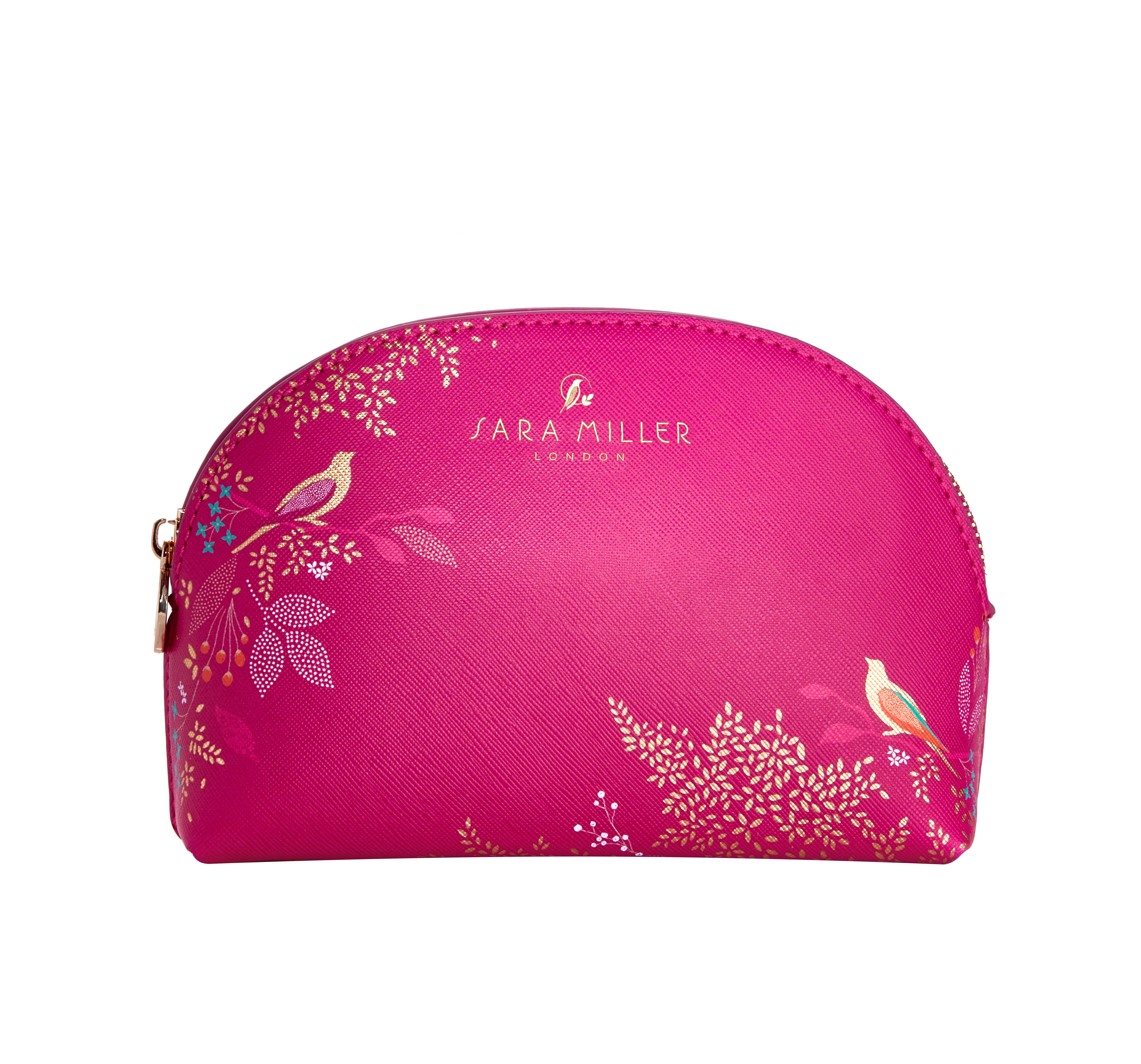 Chelsea Pink Birds Small Cosmetic Bag image number null