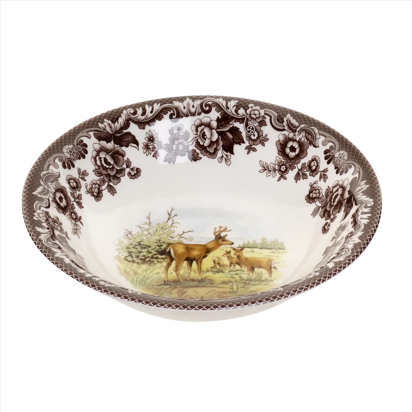 Woodland Ascot Cereal Bowl 8 Inch, Mule Deer image number null