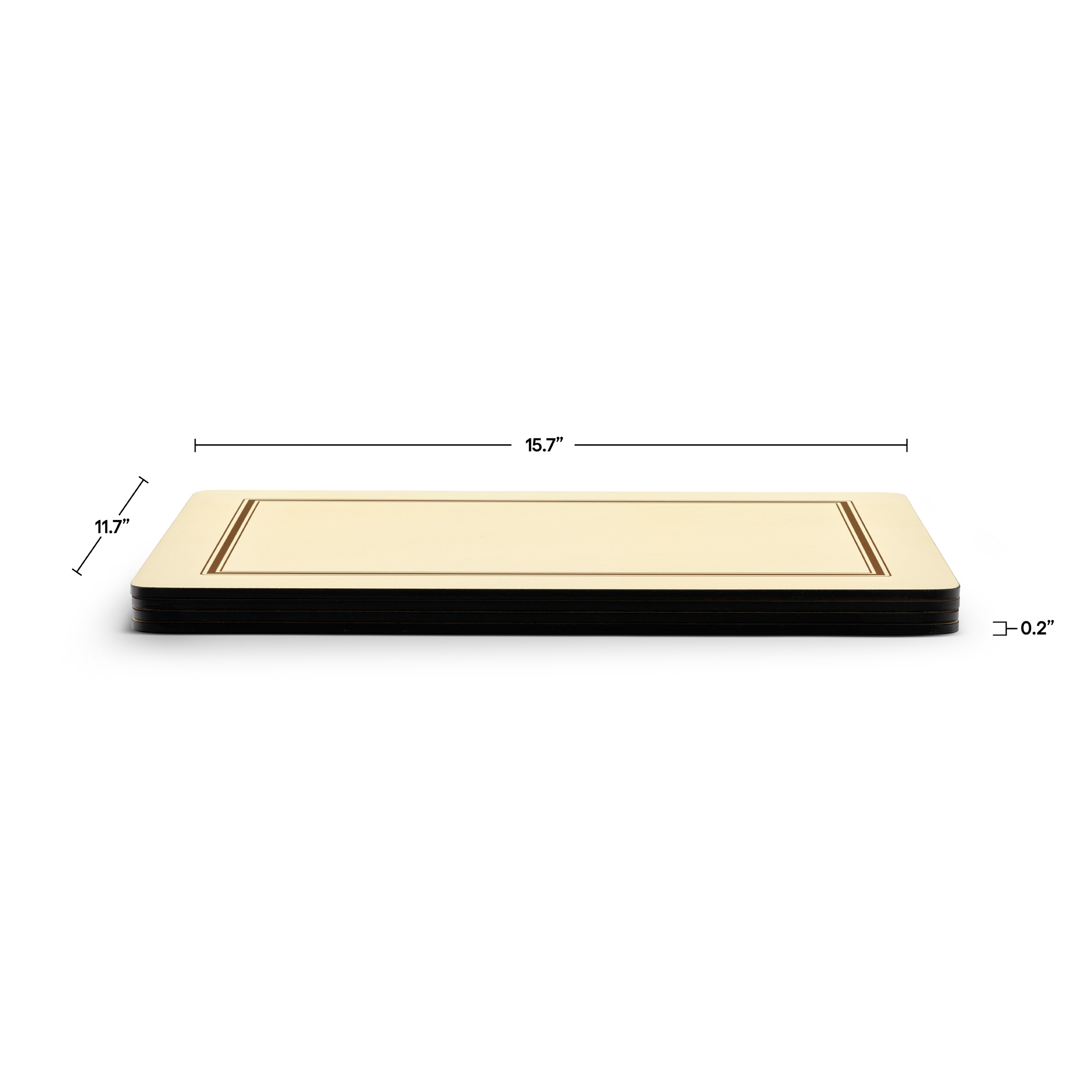Classic Cream Placemats Set of 4 image number null