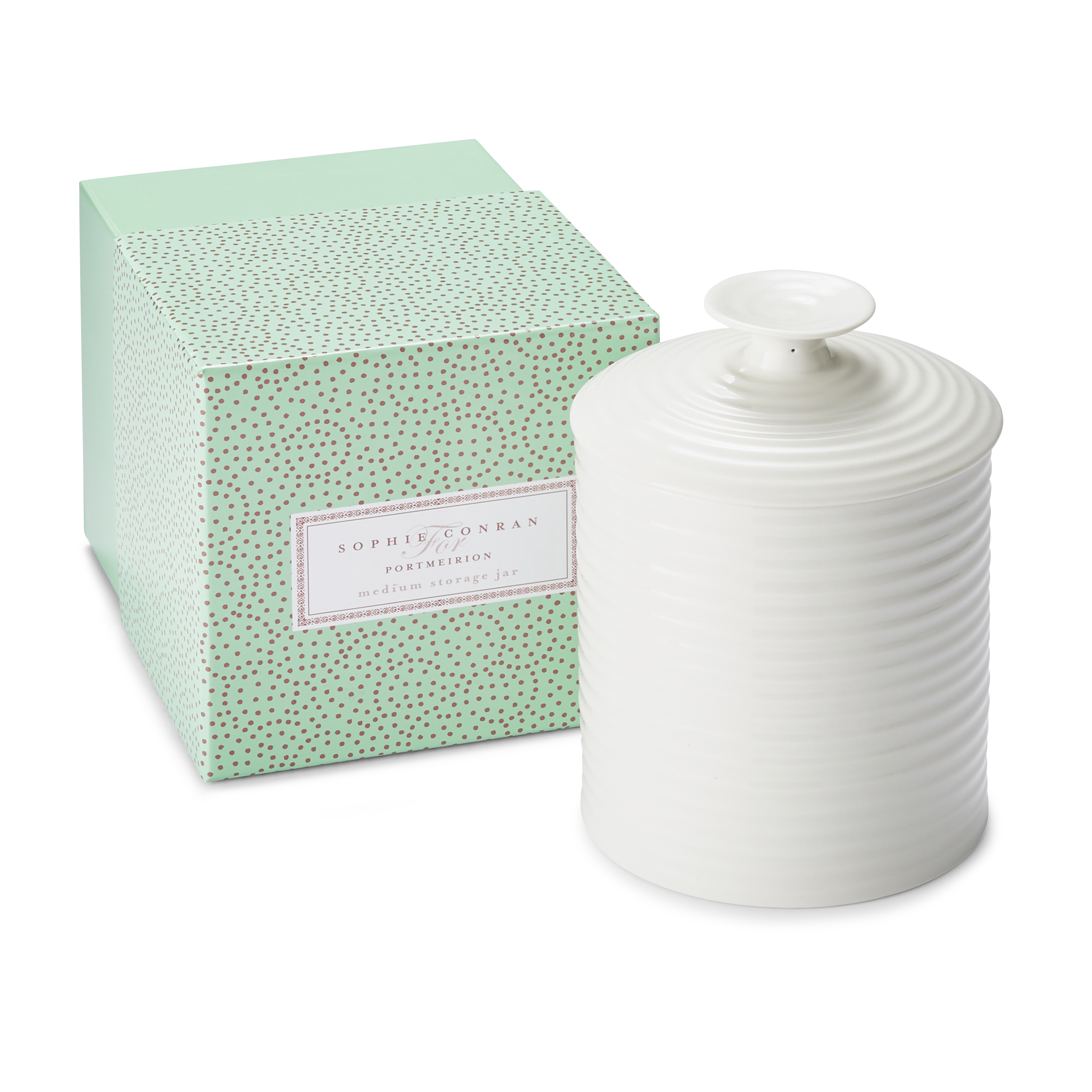 Sophie Conran White Medium Canister image number null