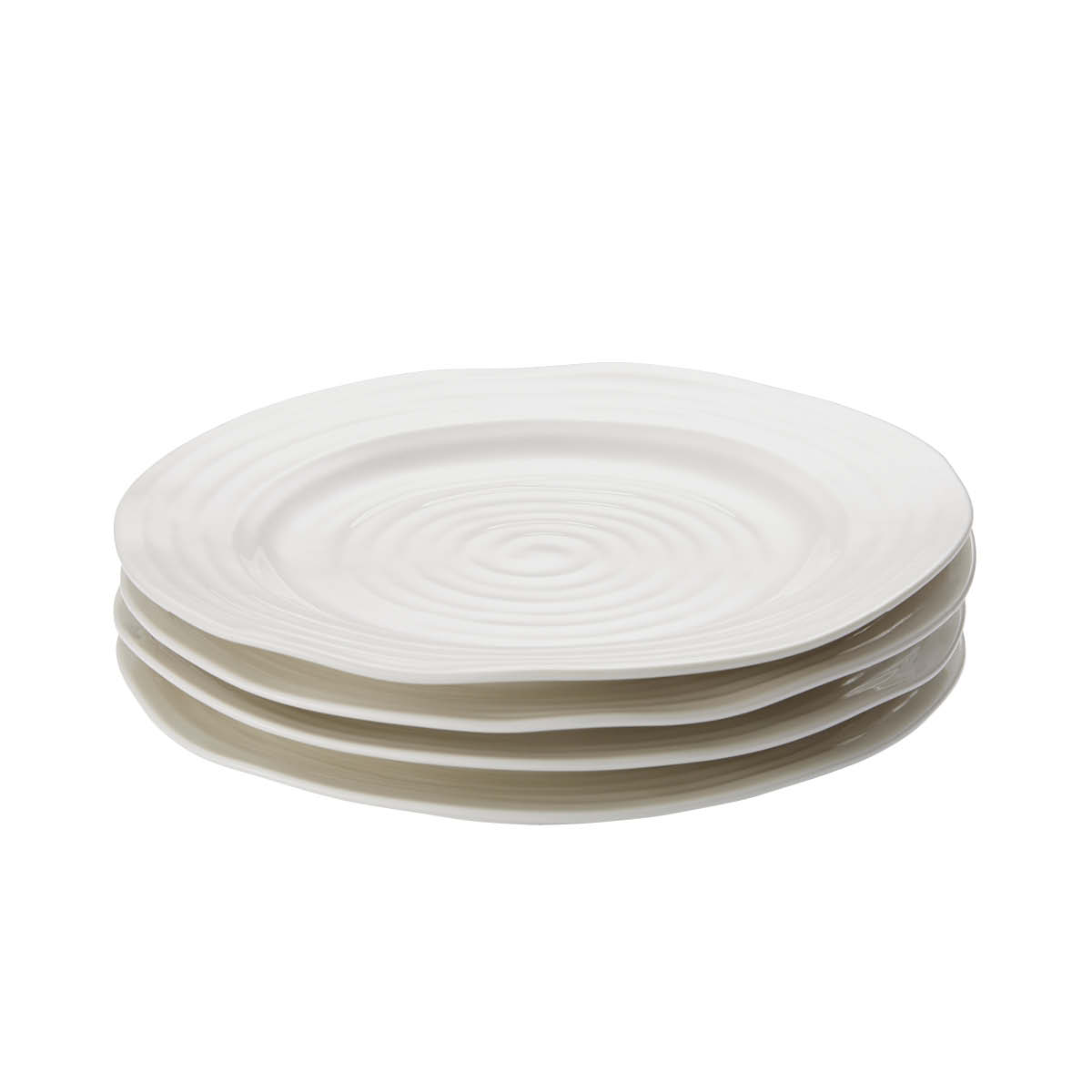 Portmeirion Sophie Conran White Set of 4 Salad Plates image number null