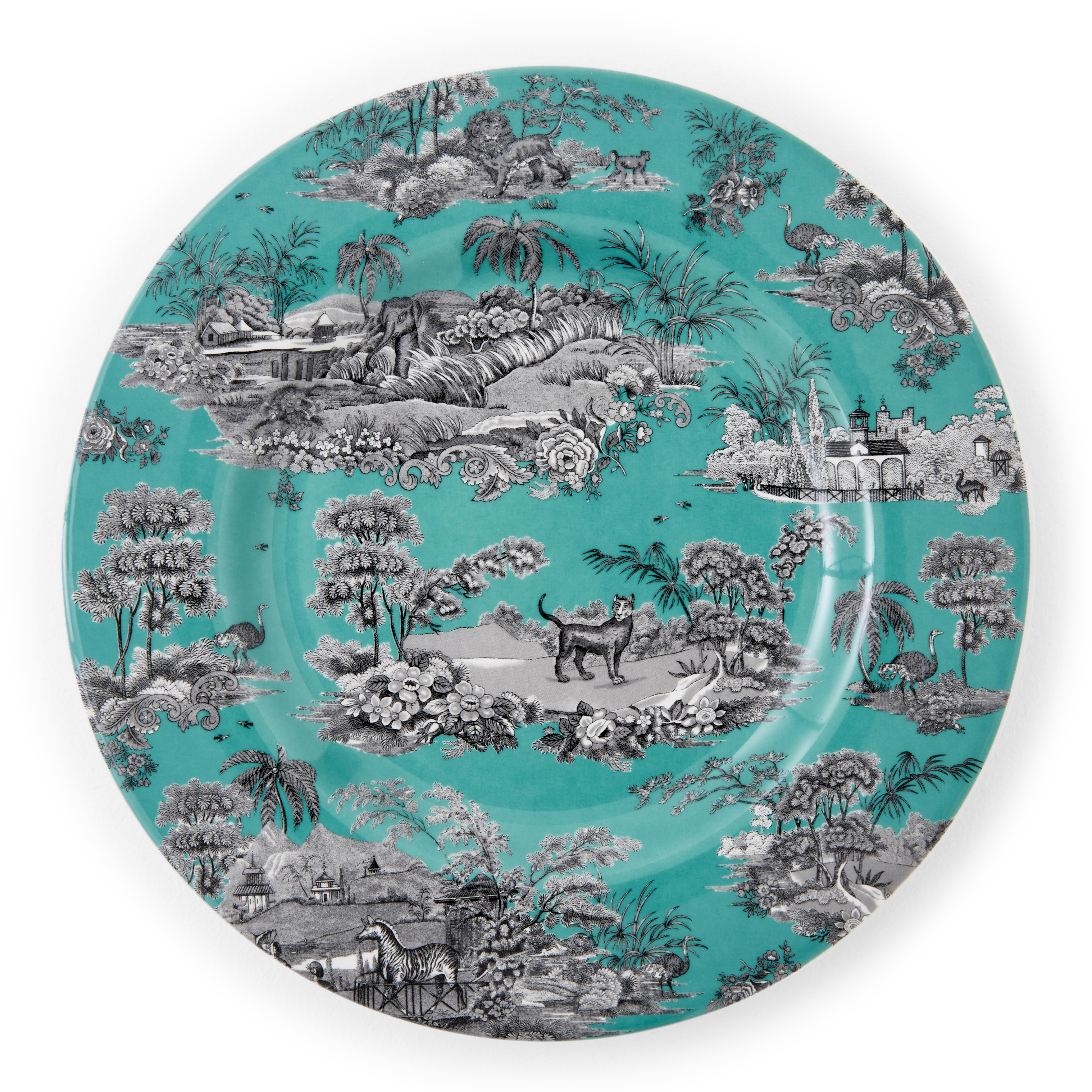 Zoological Gardens Salad Plate Set of 4 image number null