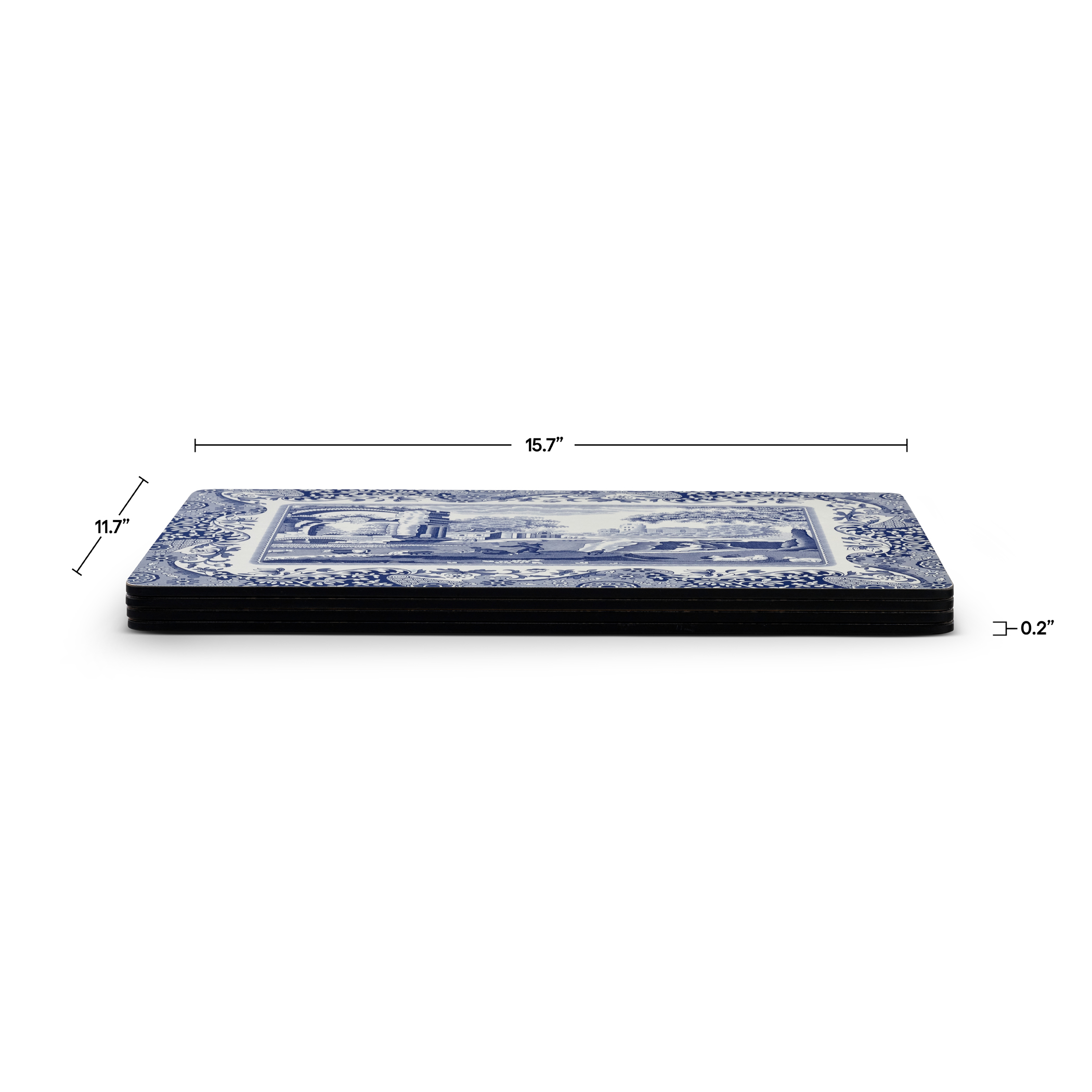 Blue Italian Placemats Set of 4 image number null