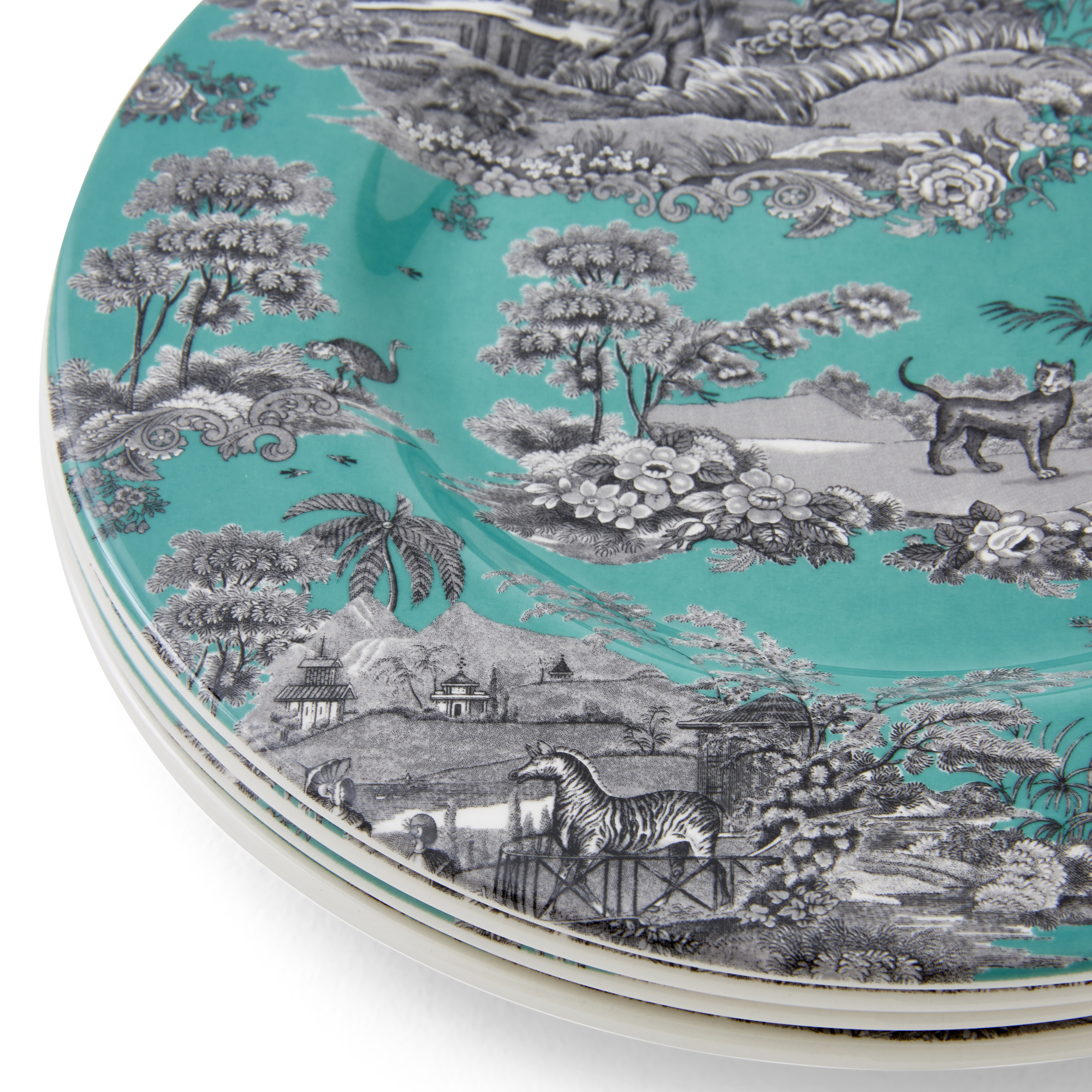 Zoological Gardens Salad Plate Set of 4 image number null