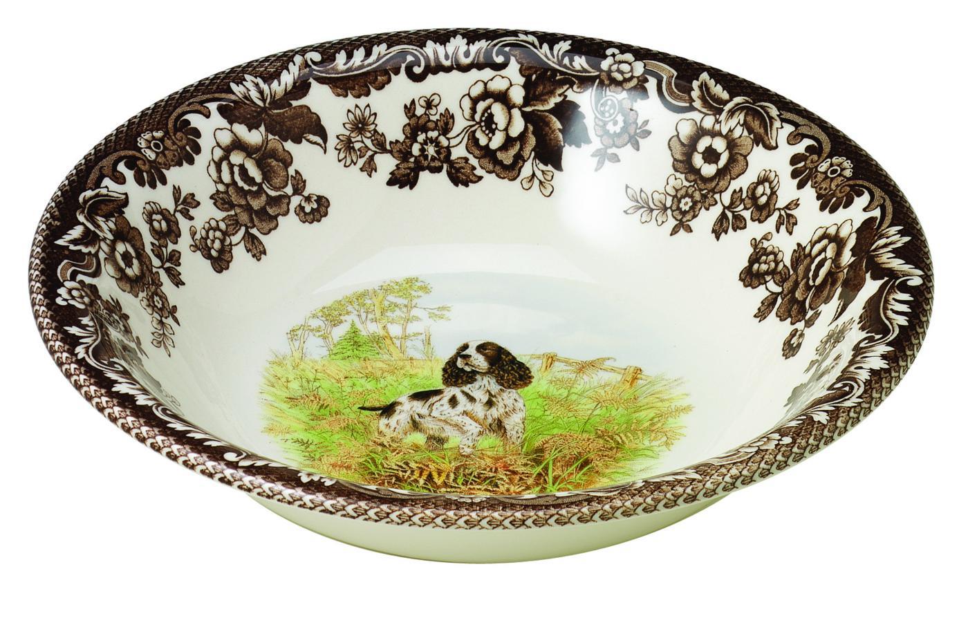 Woodland Ascot Cereal Bowl 8 Inch (English Springer Spaniel) image number null