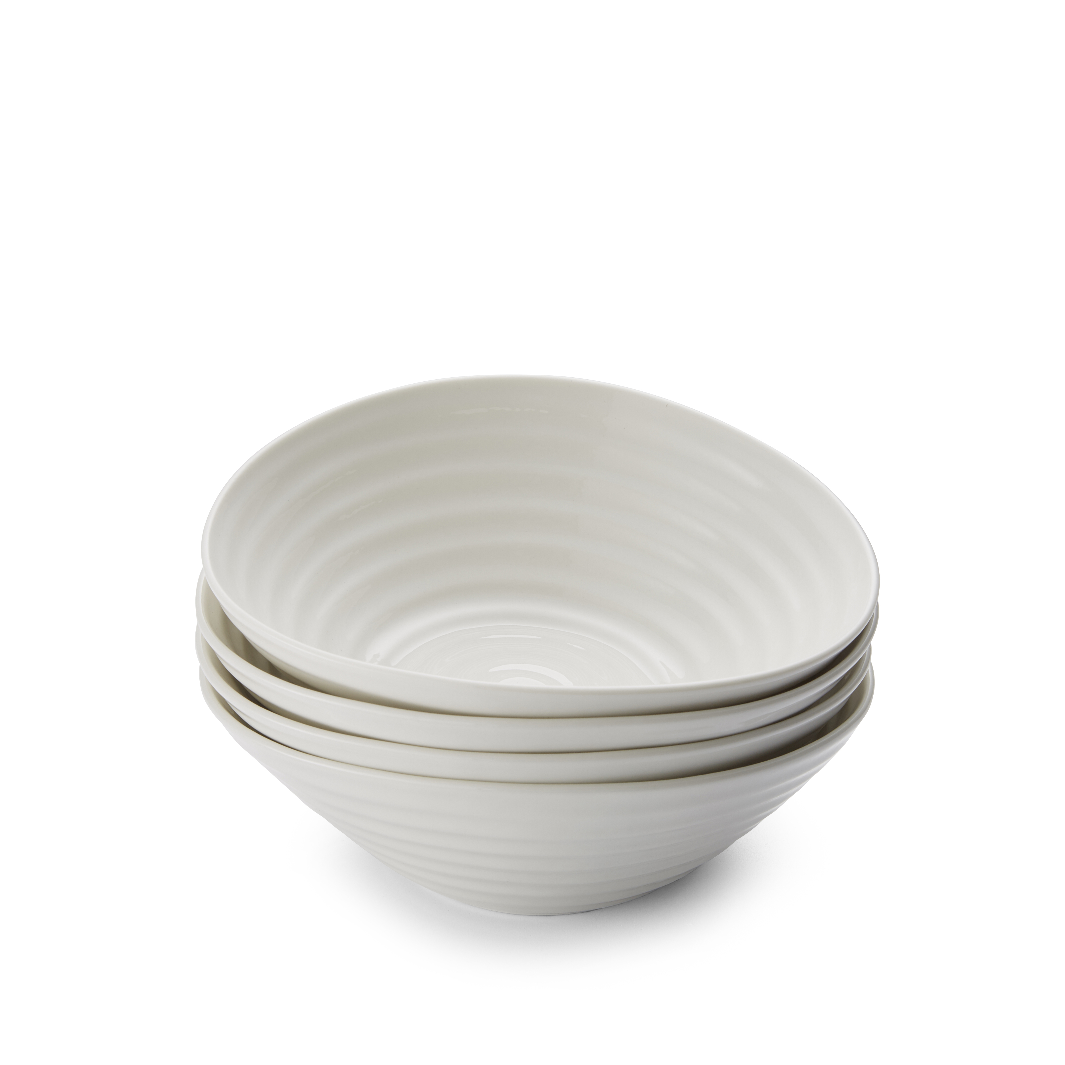 Sophie Conran White Set of 4 Cereal Bowls image number null