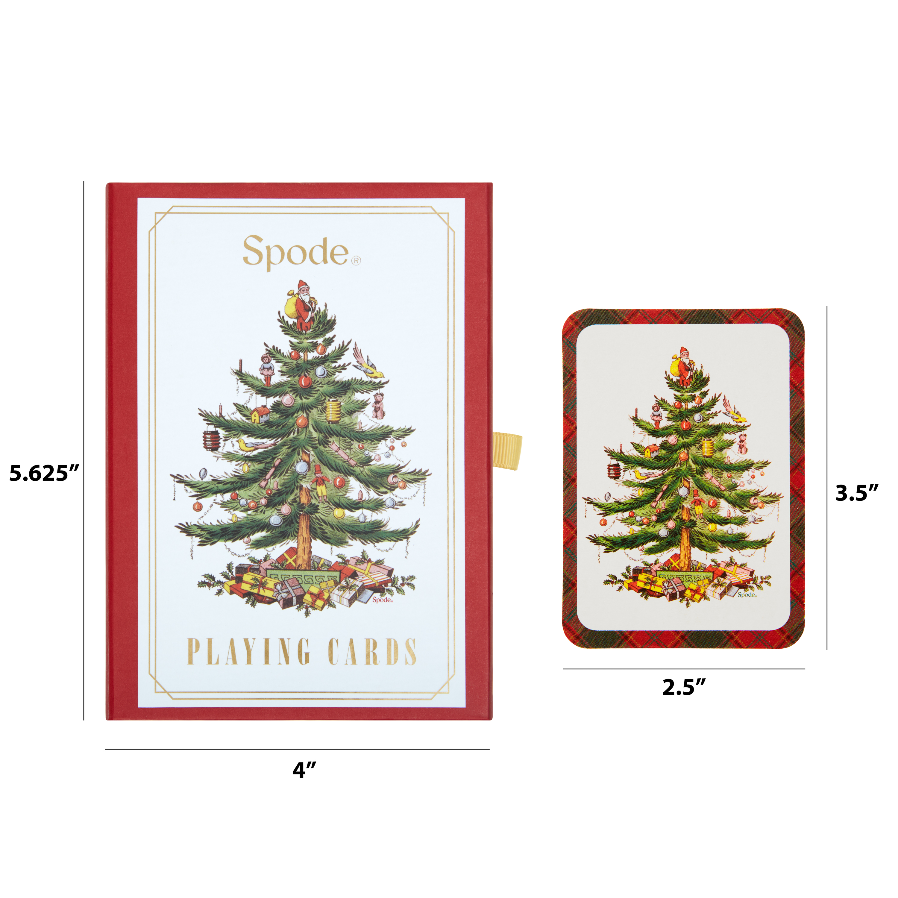 Christmas Tree Double Deck Playing Cards image number null