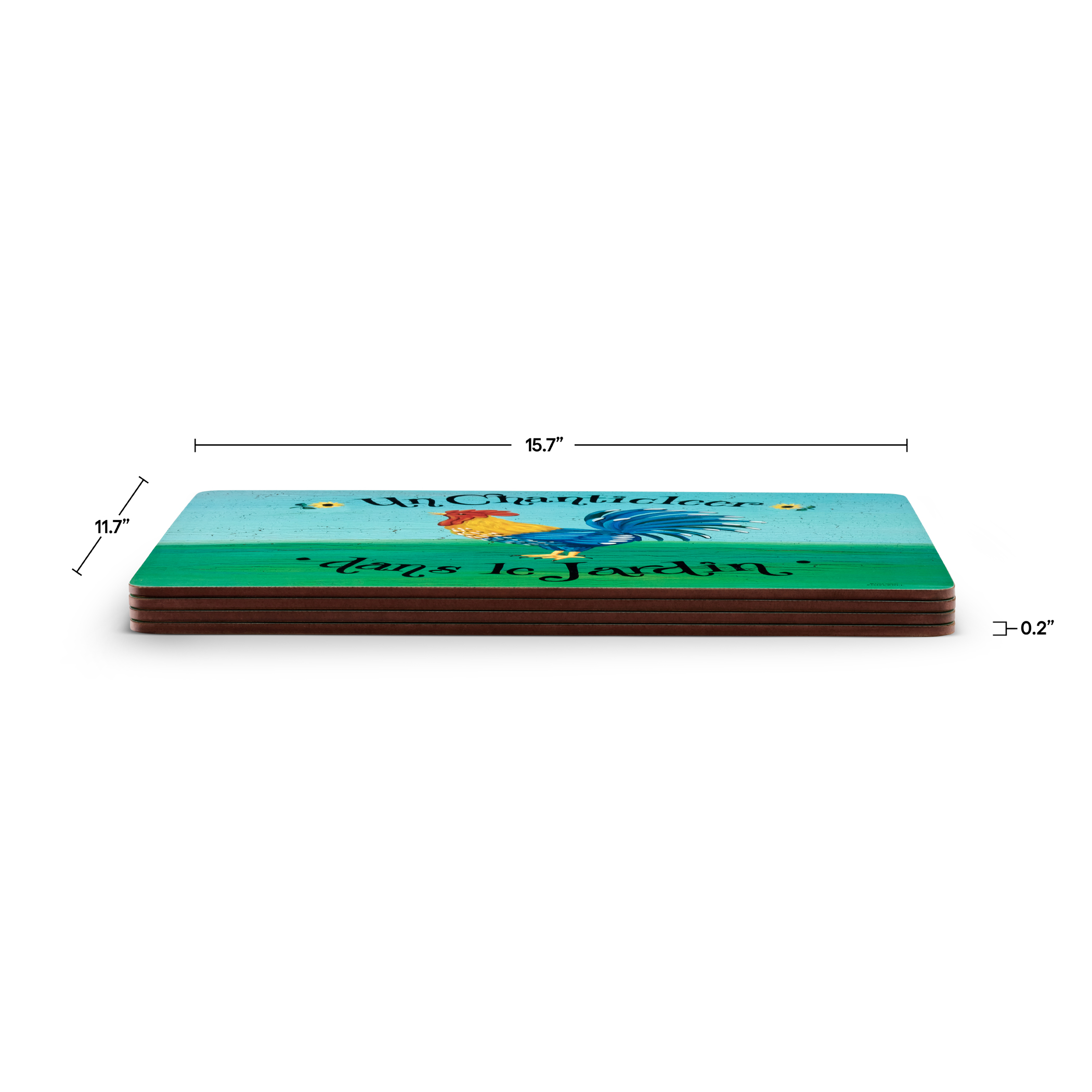 Dans le Jardin Placemats Set of 4 image number null