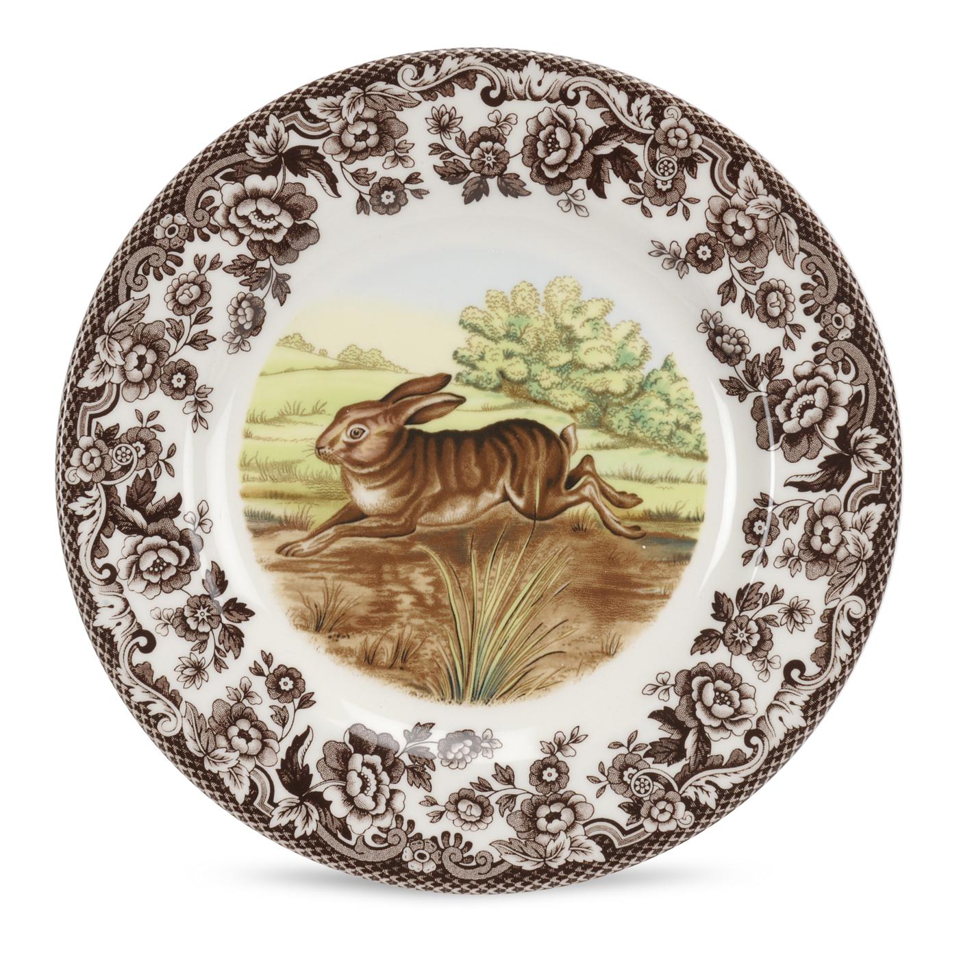 Woodland Salad Plate 8 Inch (Rabbit) image number null