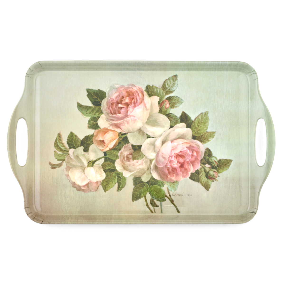 Antique Roses Large Melamine Tray image number null