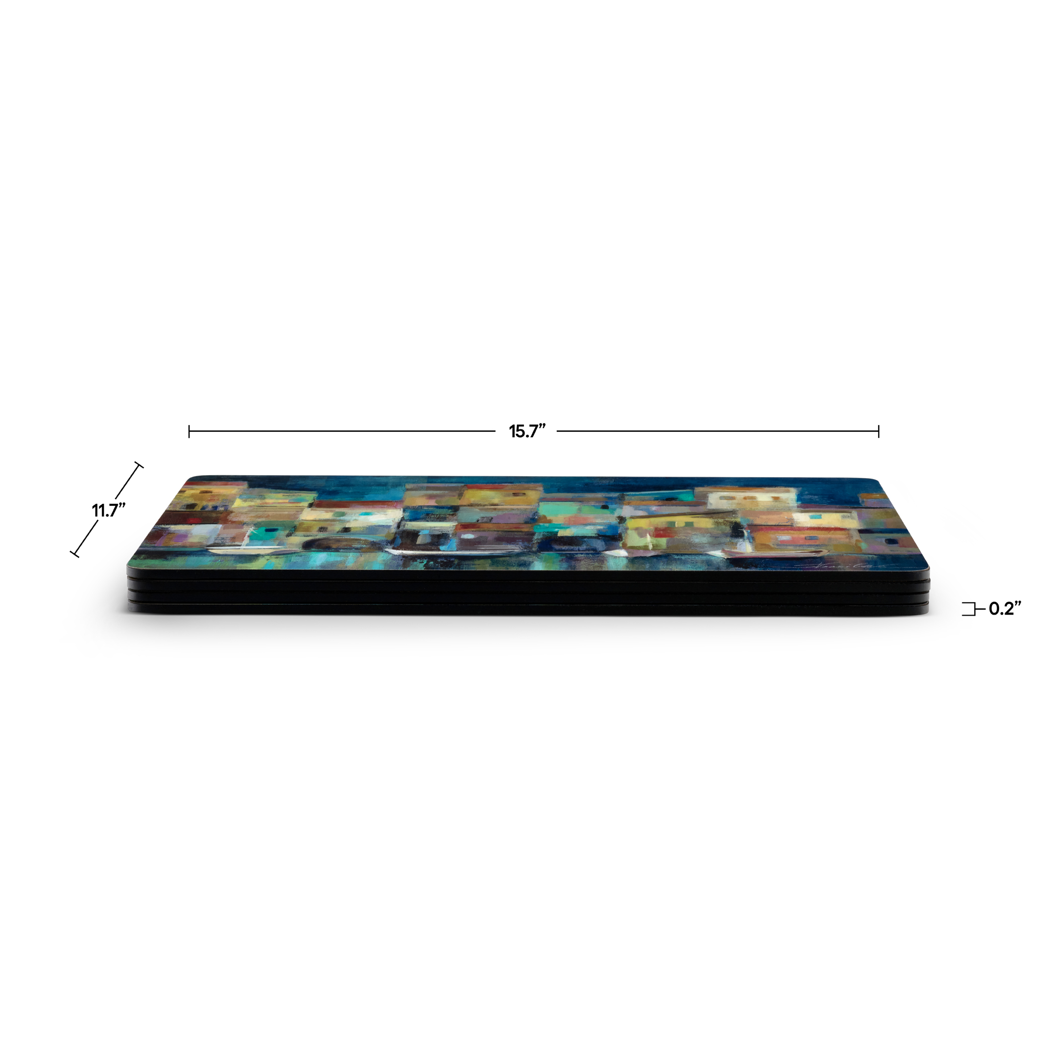 Evening Port Placemats Set of 4 image number null