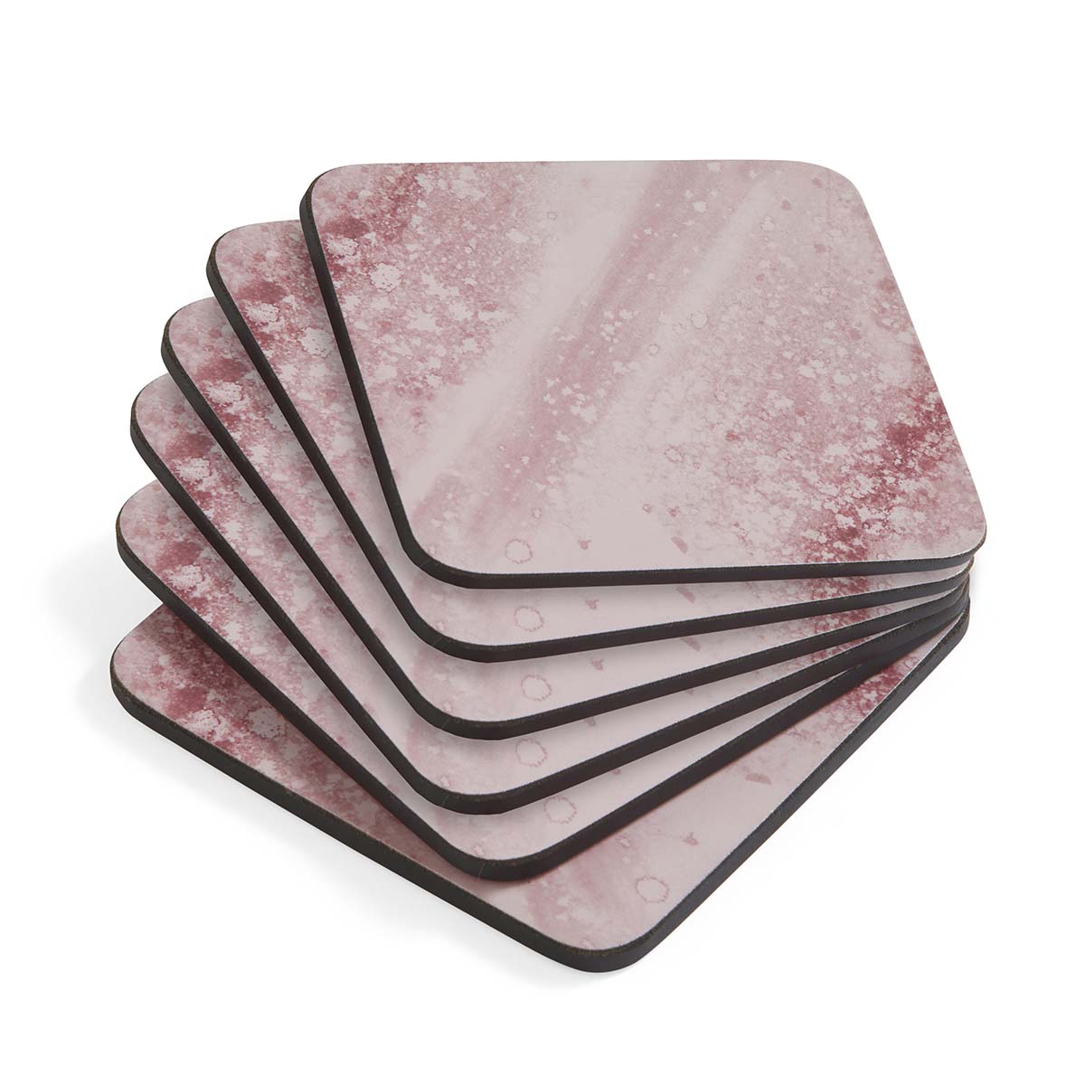 Portmeirion Minerals Rose Quartz Set of 6 Coasters image number null