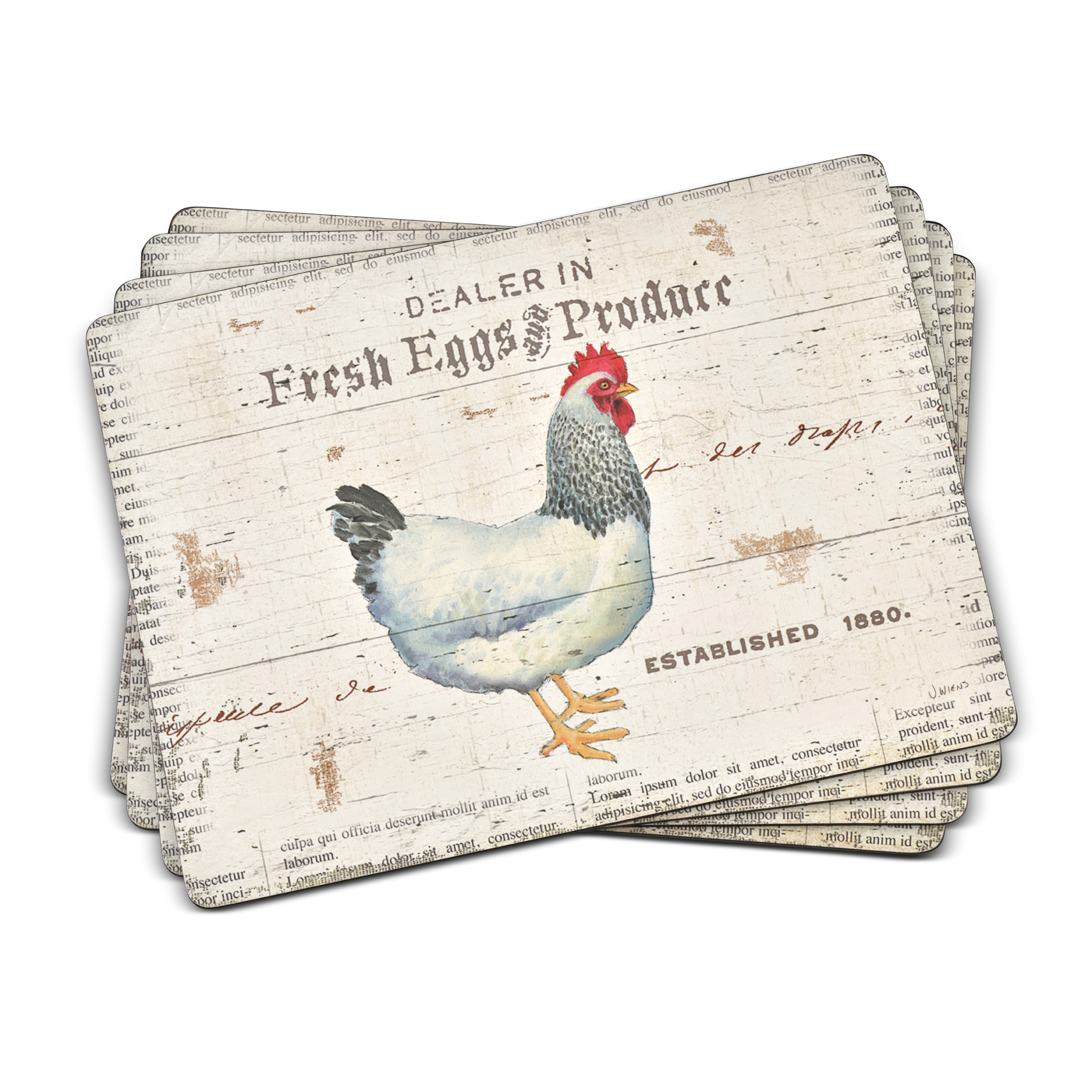 On The Farm Placemats Set of 4 image number null
