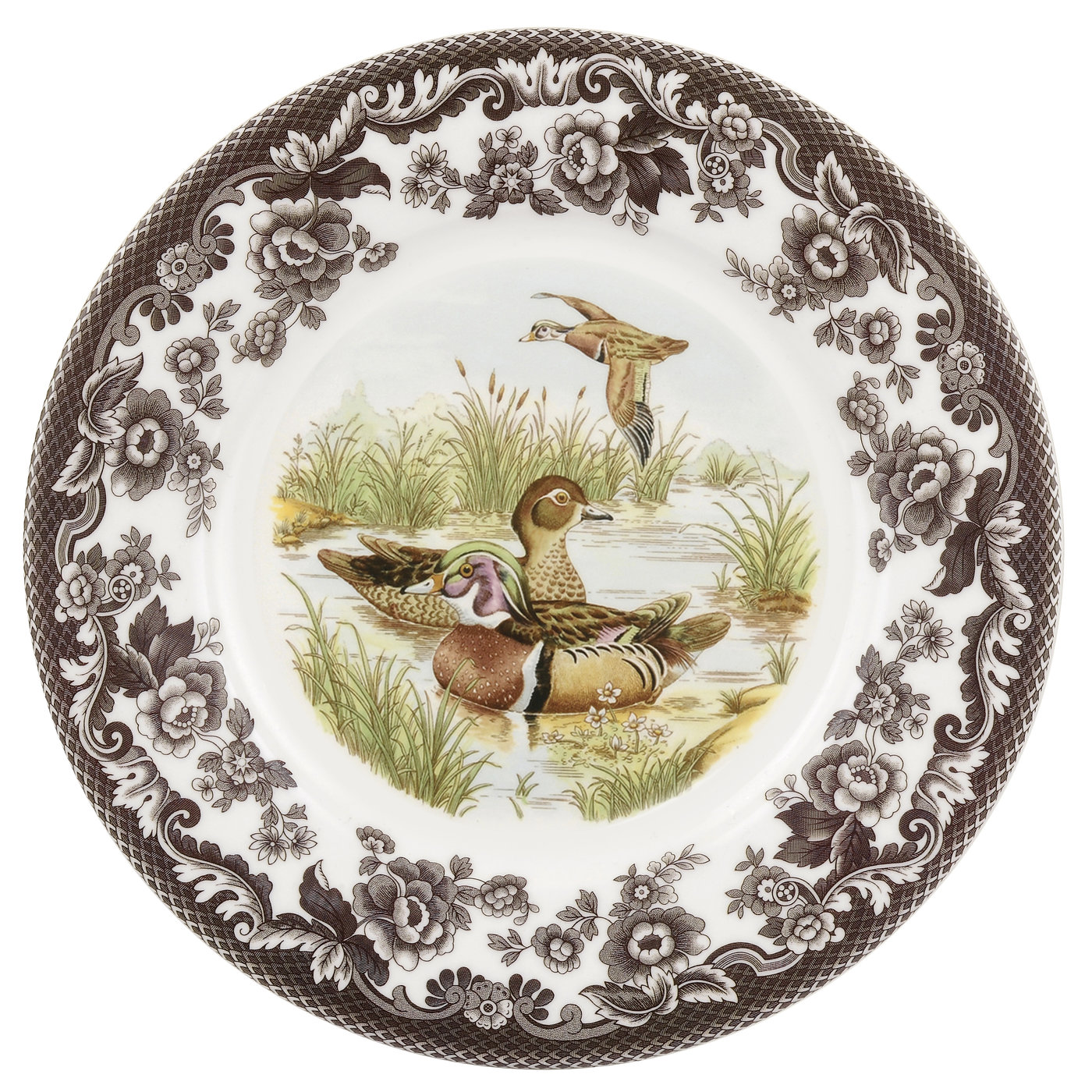 Woodland  Luncheon Plate 9 Inch (Wood Duck) image number null