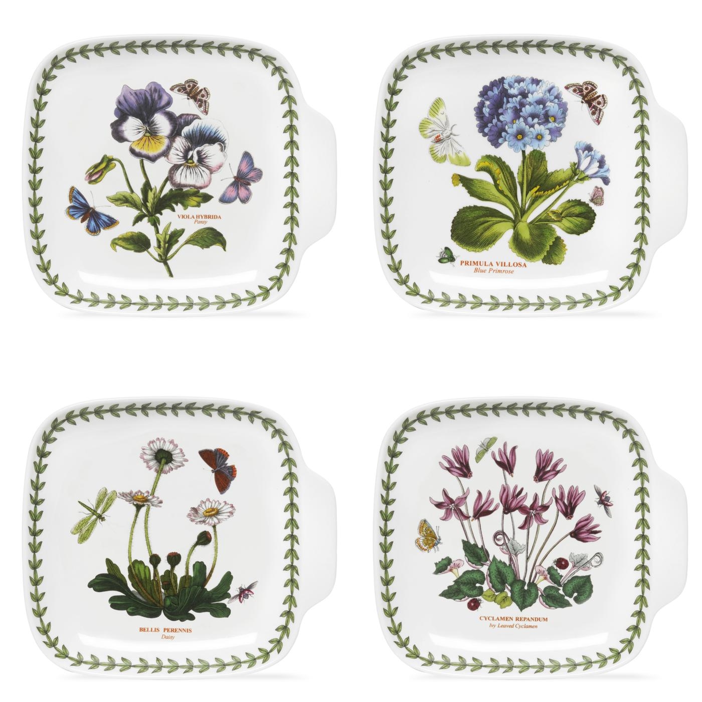 Botanic Garden Canape Plates Set of 4 (Assorted) image number null