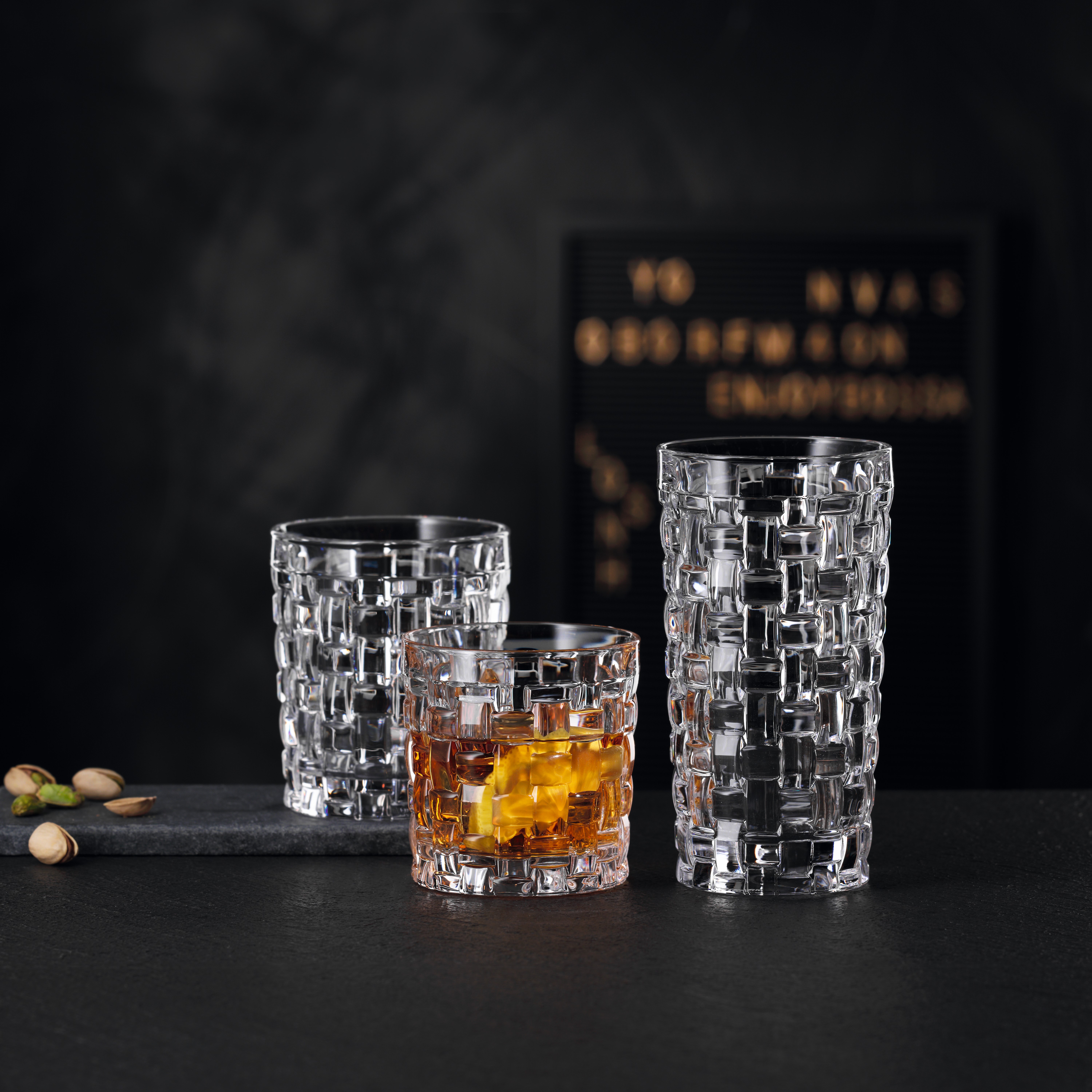 Bossa Nova Whiskey Tumbler Set of 4 image number null