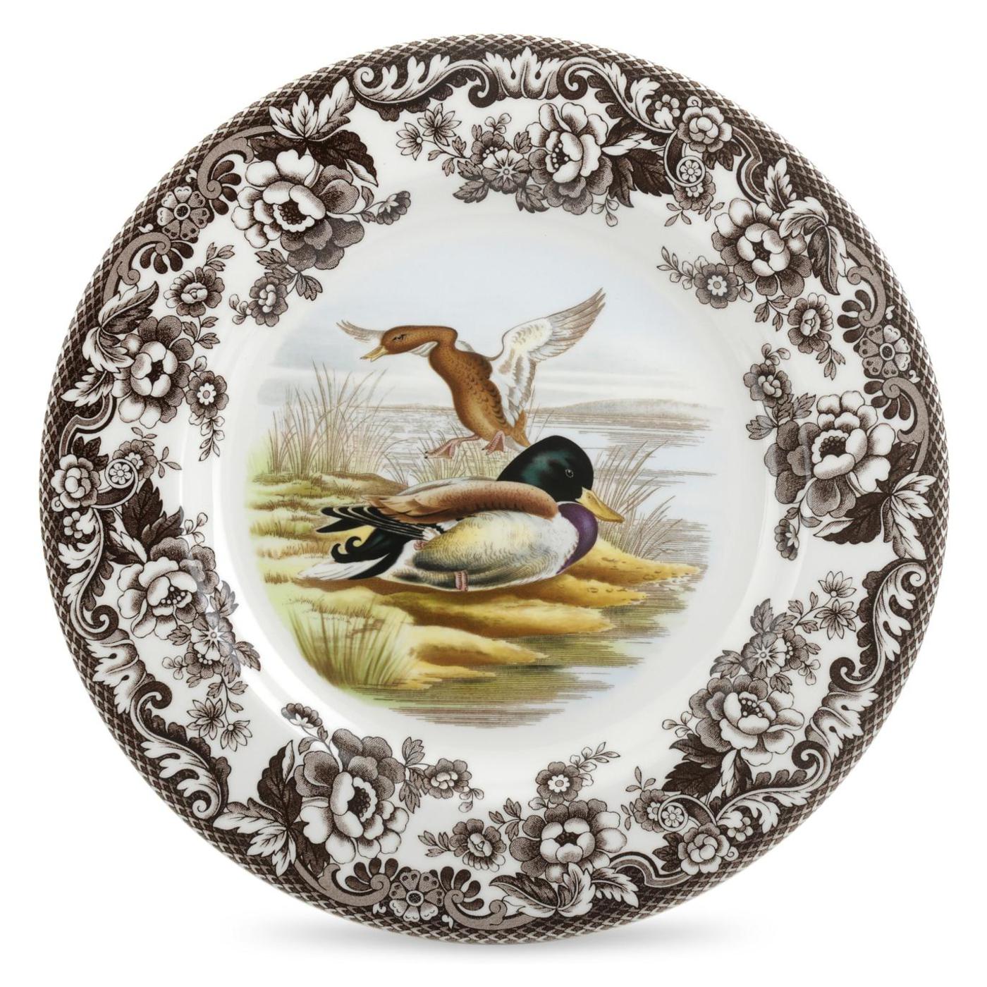 Woodland Dinner Plate 10.5 Inch, Mallard image number null