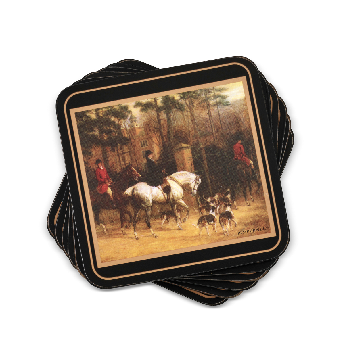 Tally Ho Set of 6 Coasters image number null