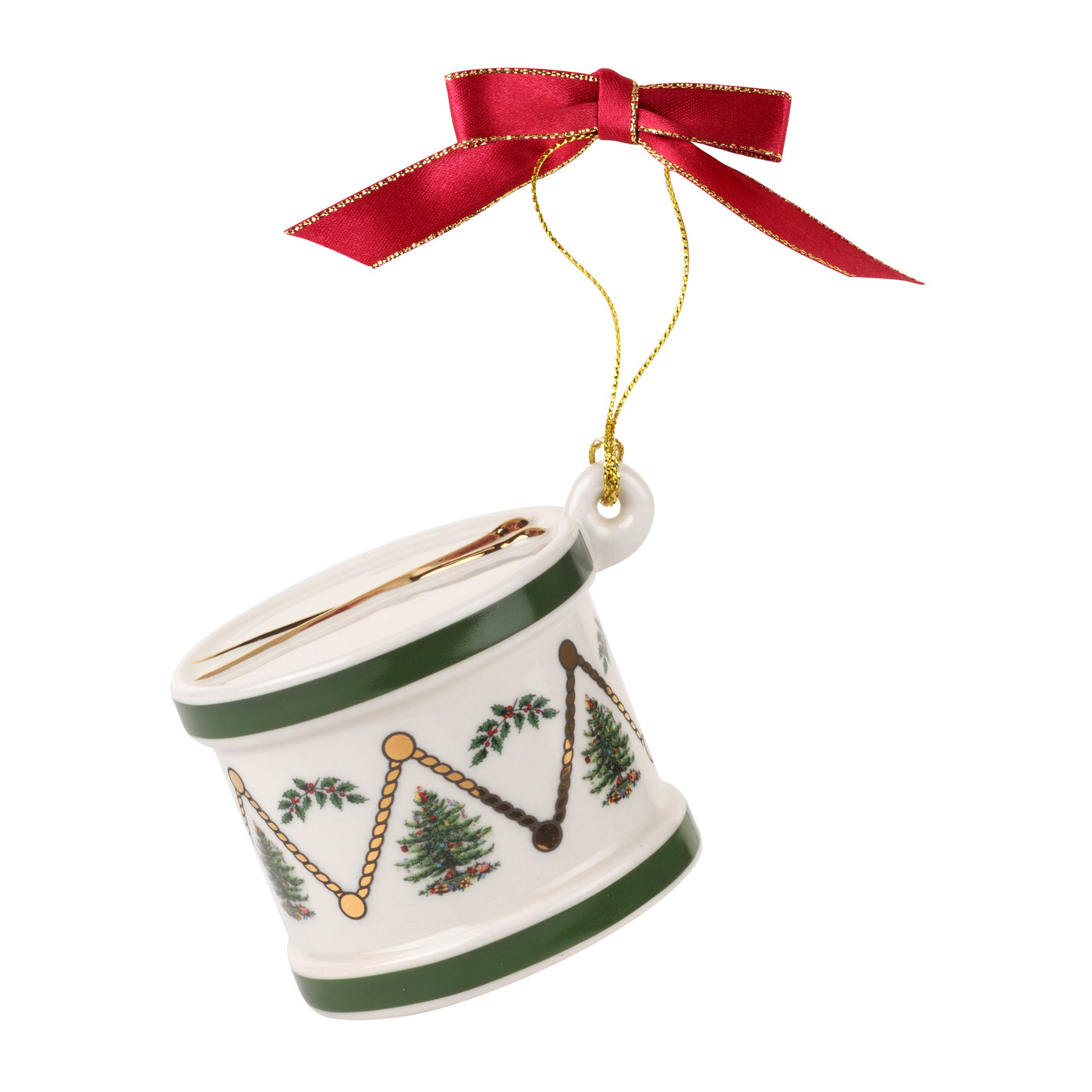 Christmas Tree Drum Ornament image number null