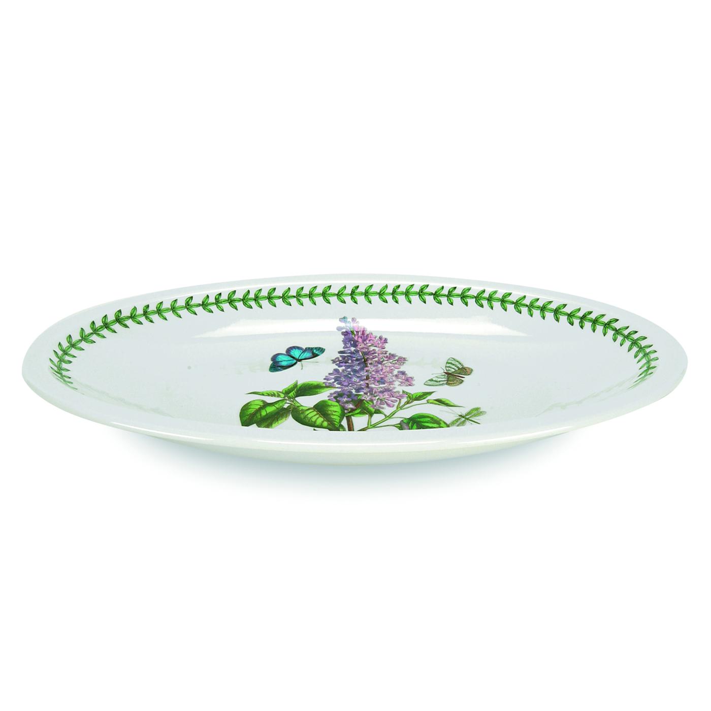 Botanic Garden 13 Inch Medium Low Oval Server (Lilac) image number null