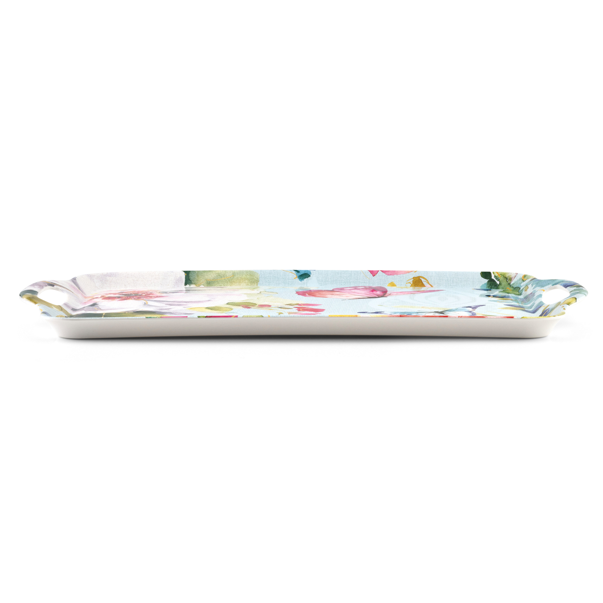 Colorful Breeze Large Melamine Handled Tray image number null