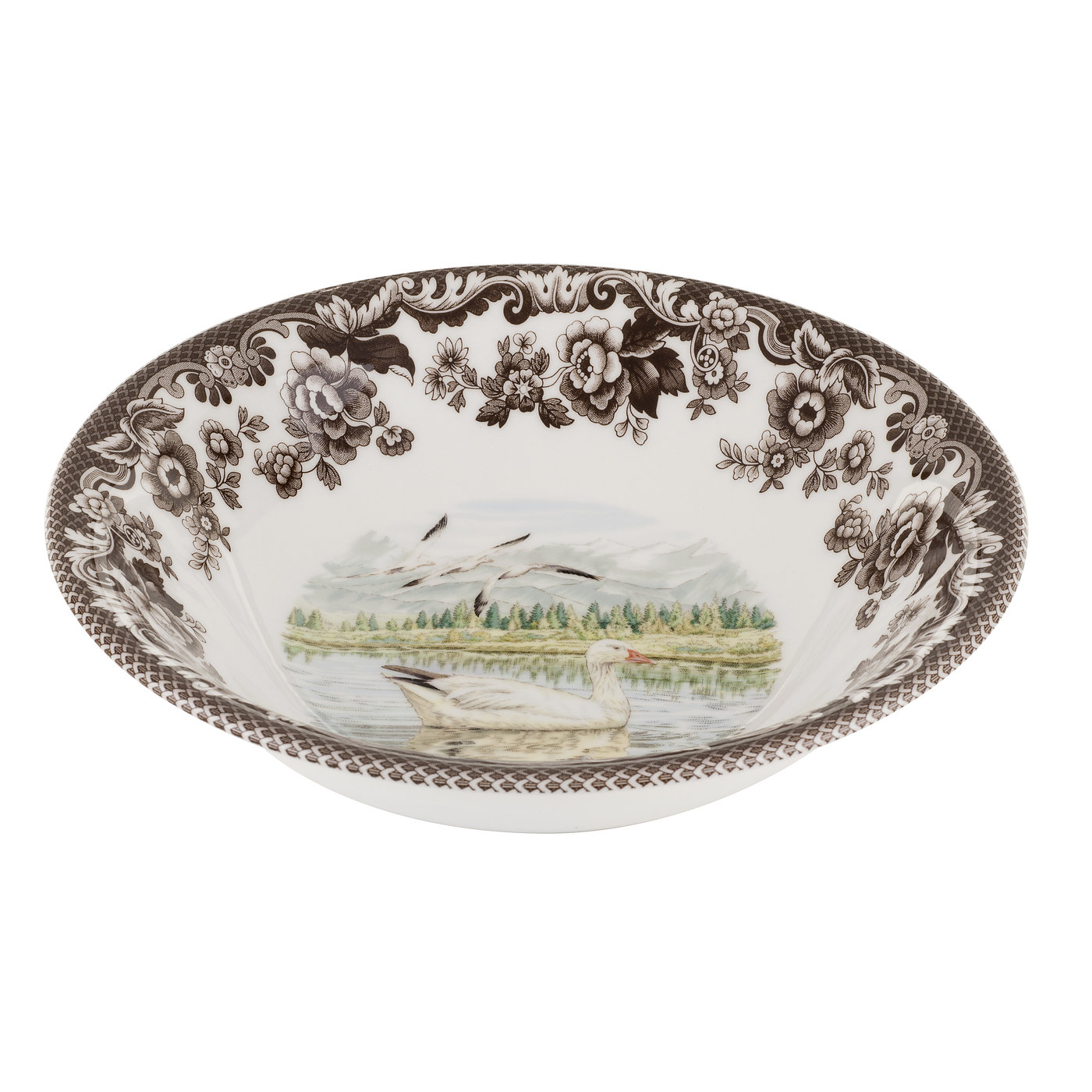 Woodland Ascot Cereal Bowl 8 Inch, Snow Goose image number null