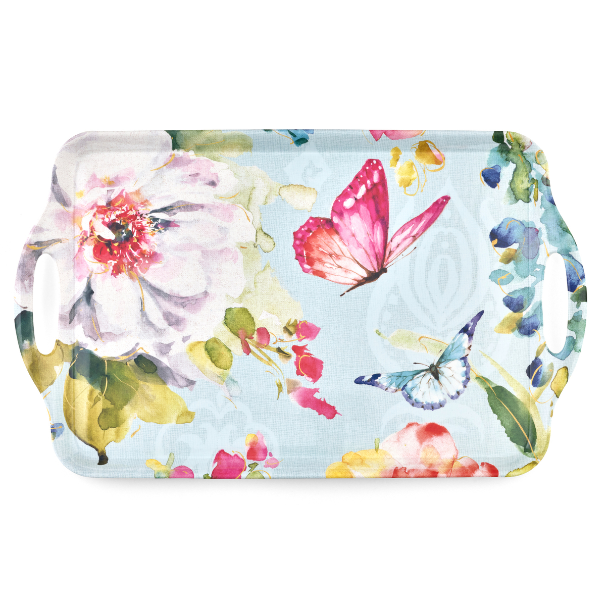 Colorful Breeze Large Melamine Handled Tray image number null