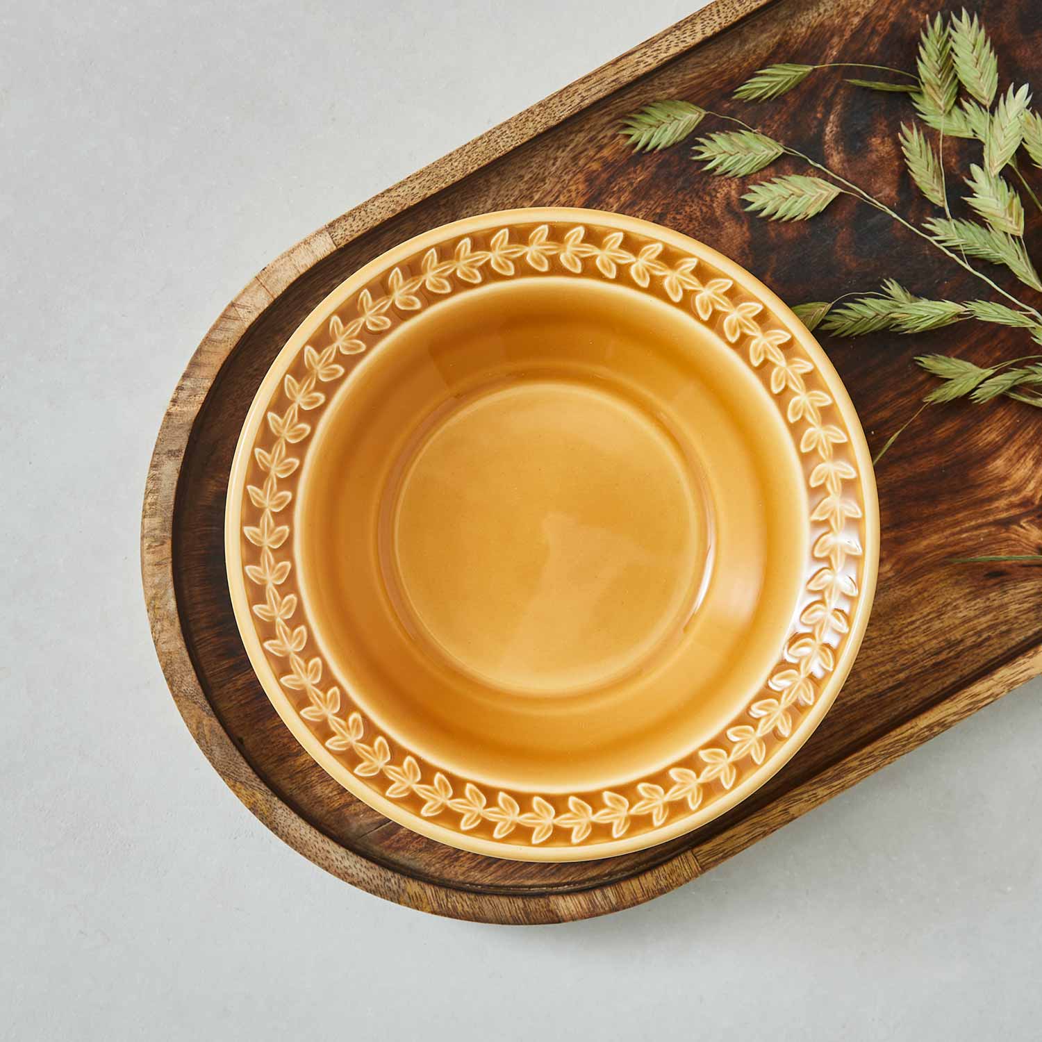 Botanic Garden Harmony Amber Cereal Bowl image number null