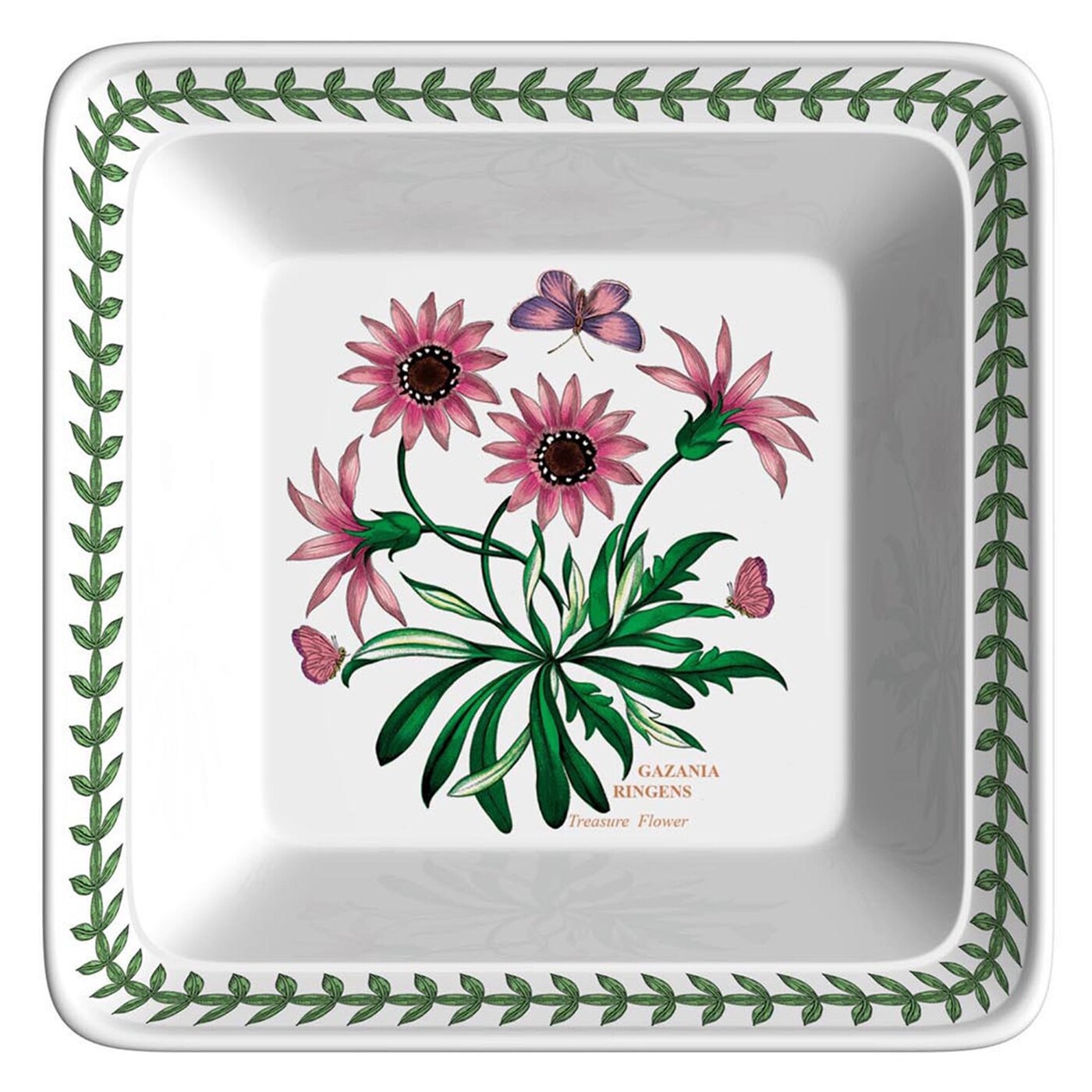 Botanic Garden Square 7.5 Inch Deep Pasta Bowl image number null