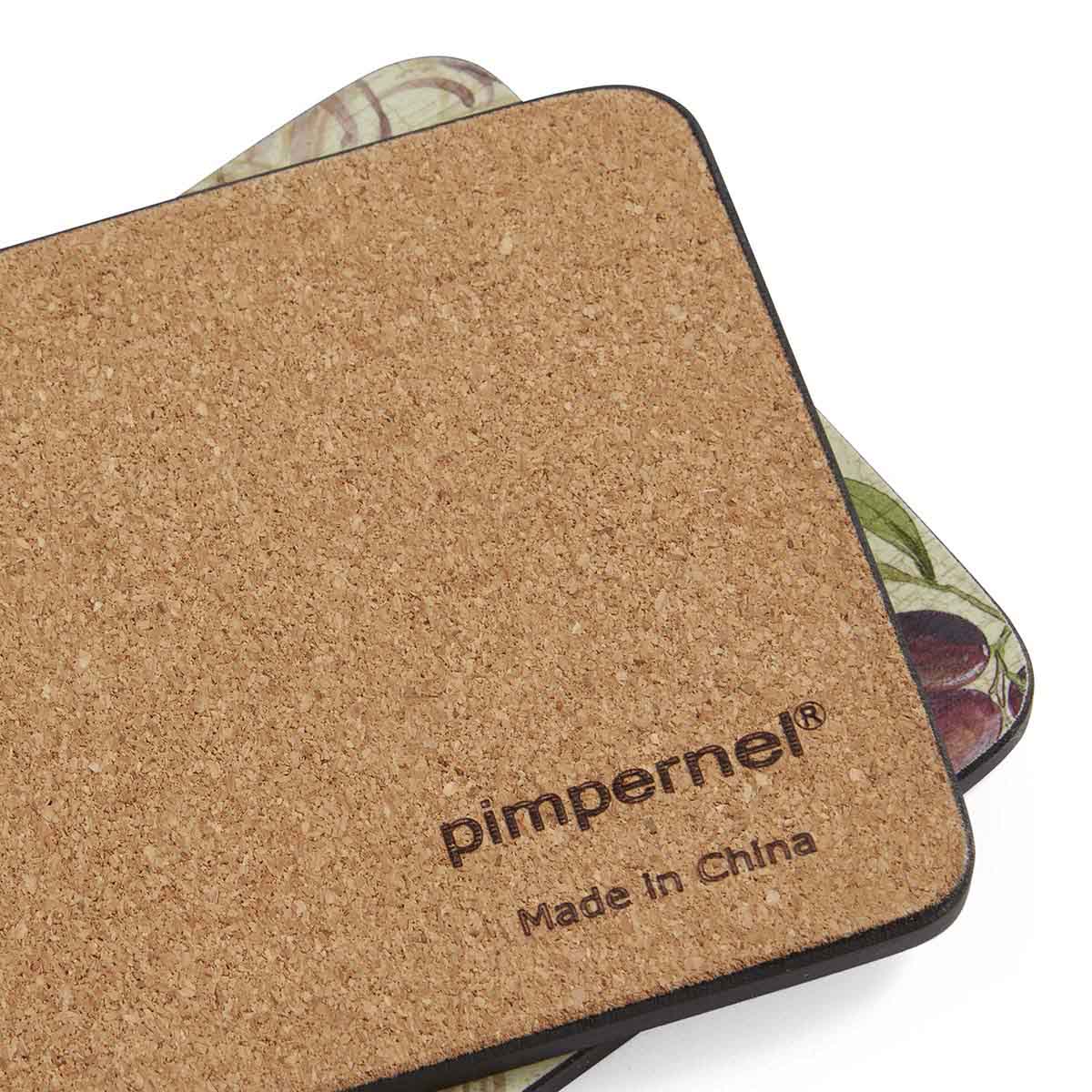 Olive Orchard Set of 6 Coasters image number null