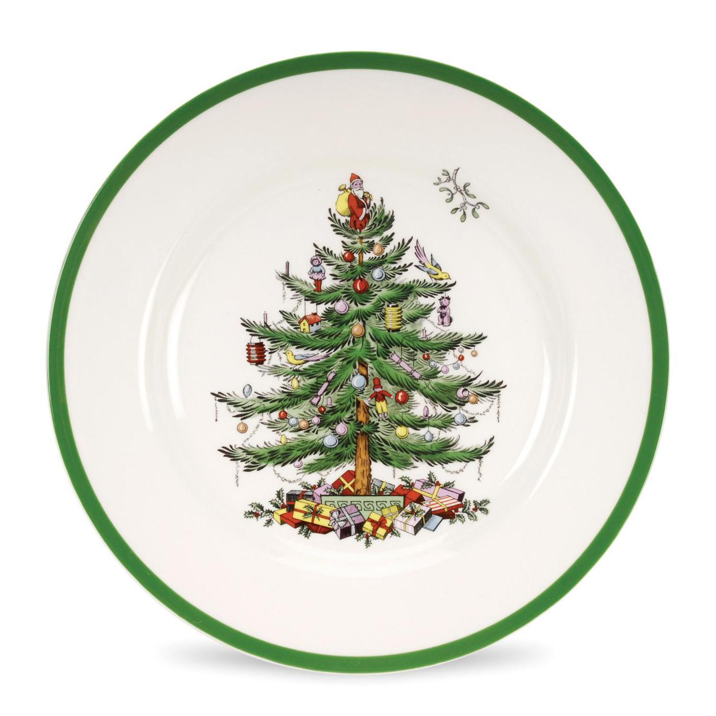 Christmas Tree Dinner Plates Set of 4 image number null
