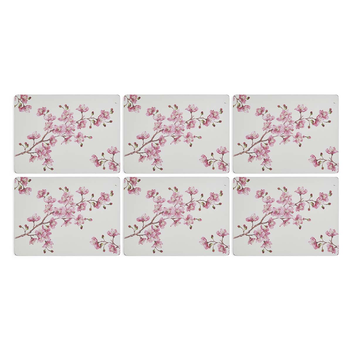 Pink Blossom Set of 4 Large Placemats image number null