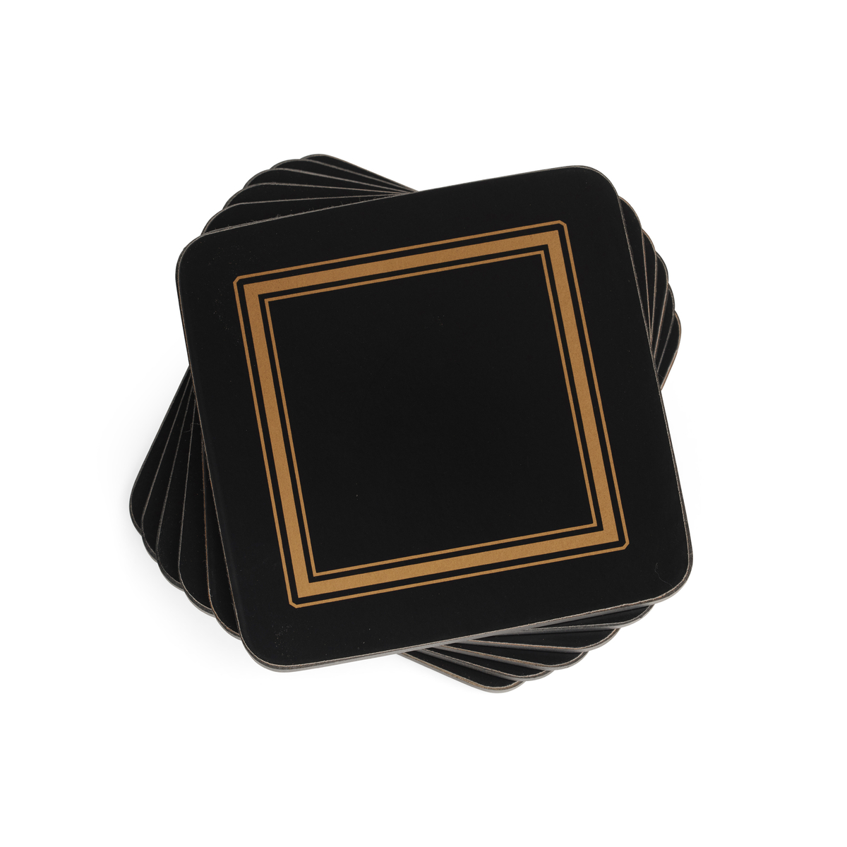 Classic Black Set of 6 Coasters image number null