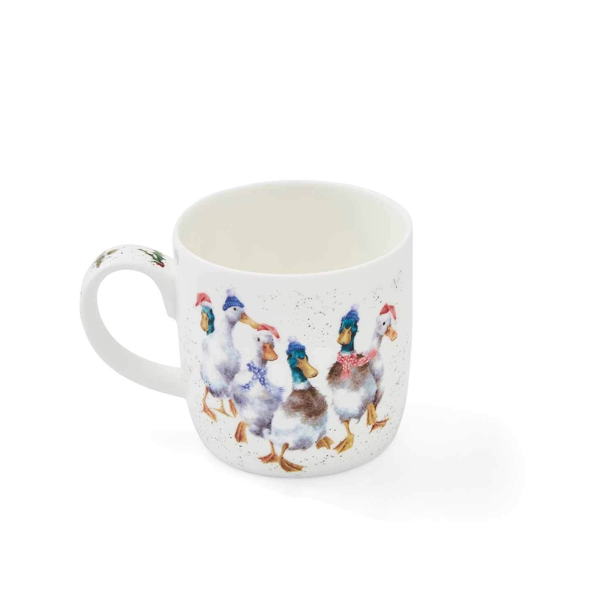 Wrendale Designs Duck The Halls 14 fl.oz. Mug, Duck image number null