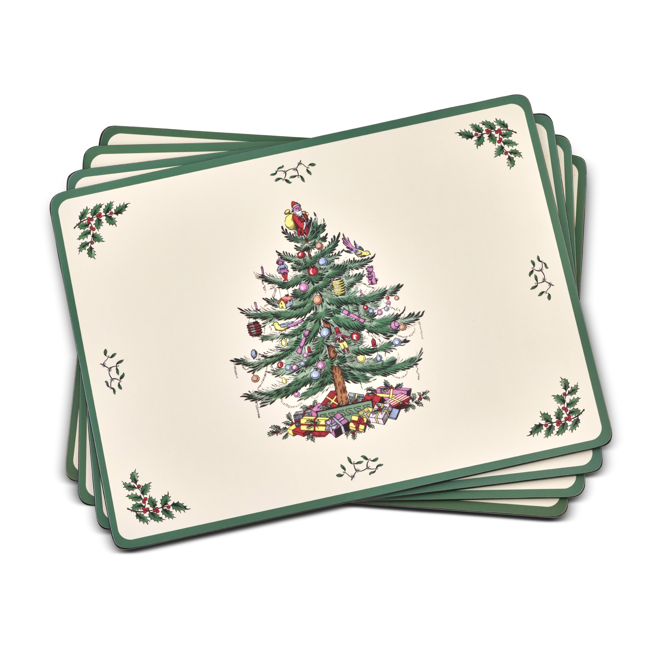 Christmas Tree Set of 4 Placemats image number null