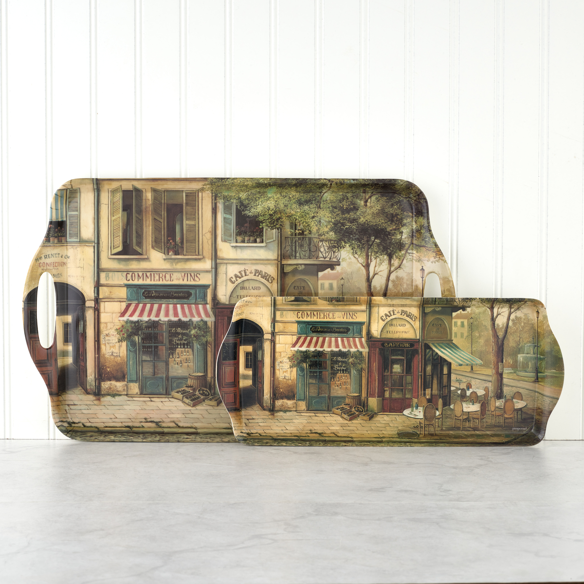 Parisian Scenes Sandwich Tray image number null