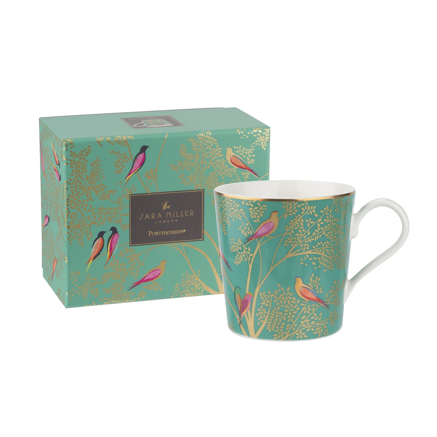 Sara Miller London for Portmeirion Chelsea Collection Mug Dark Green