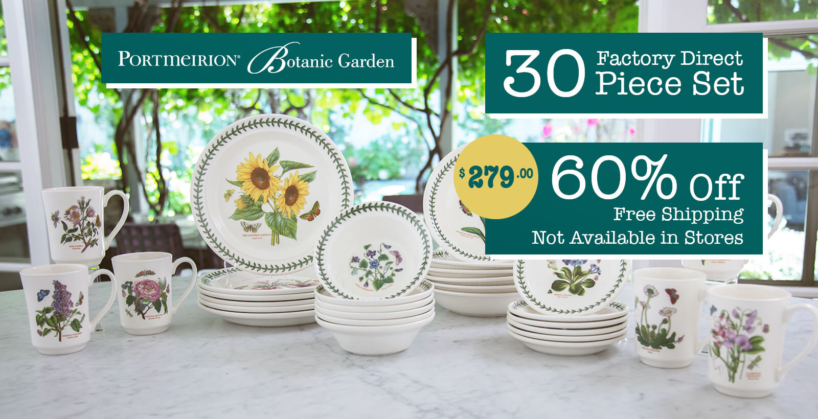 Portmeirion Botanic Garden 30 Piece Set | Portmeirion USA